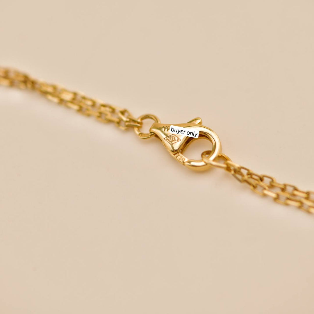 Second Hand Cartier Panthère 18k Yellow Gold Tsavorite Onyx Necklace