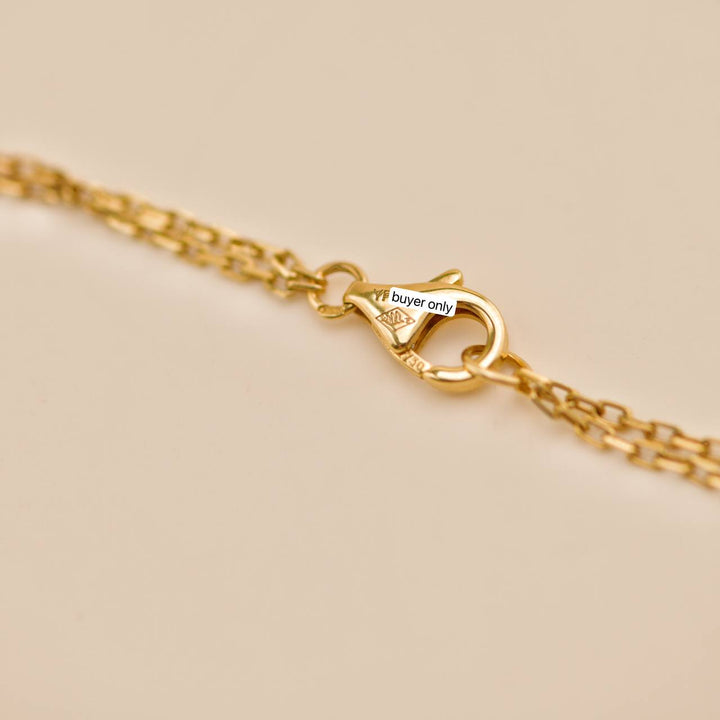 Second Hand Cartier Panthère 18k Yellow Gold Tsavorite Onyx Necklace