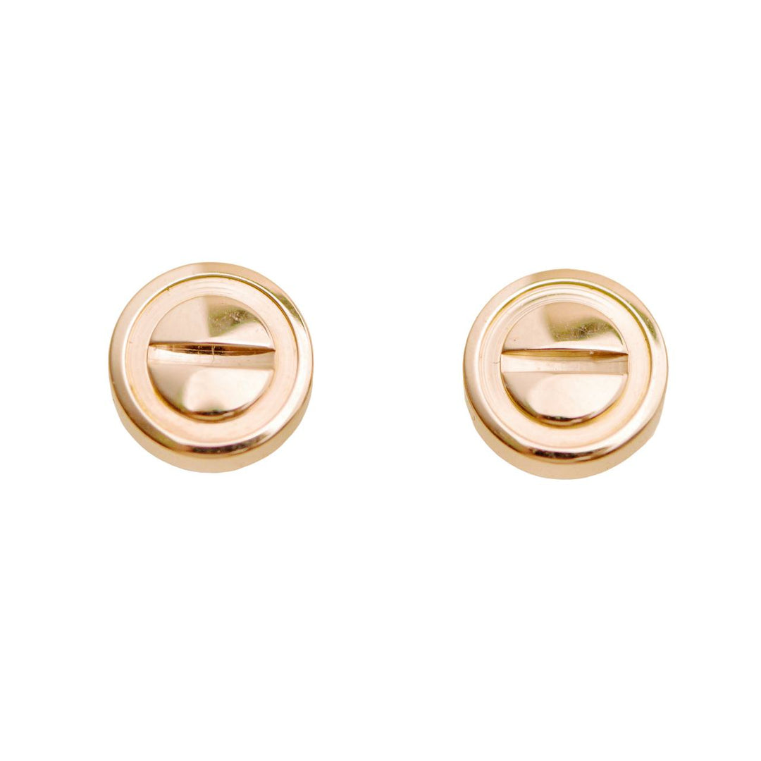 Preloved Cartier Love 18K Rose Gold Earrings