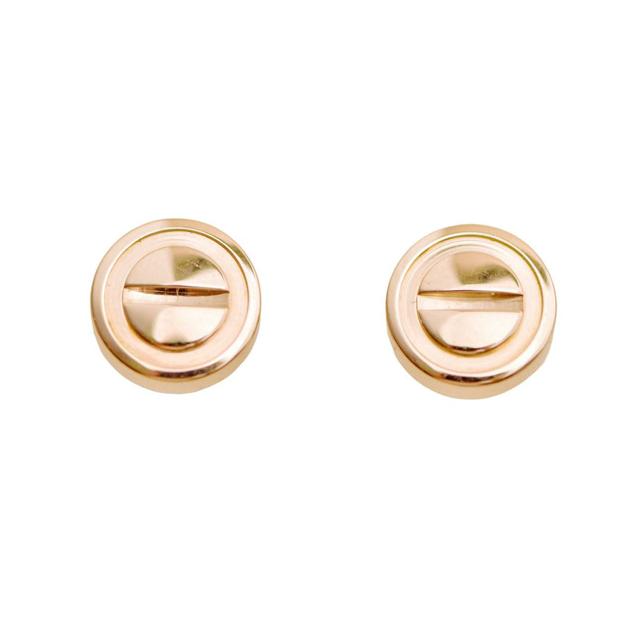 Preloved Cartier Love 18K Rose Gold Earrings