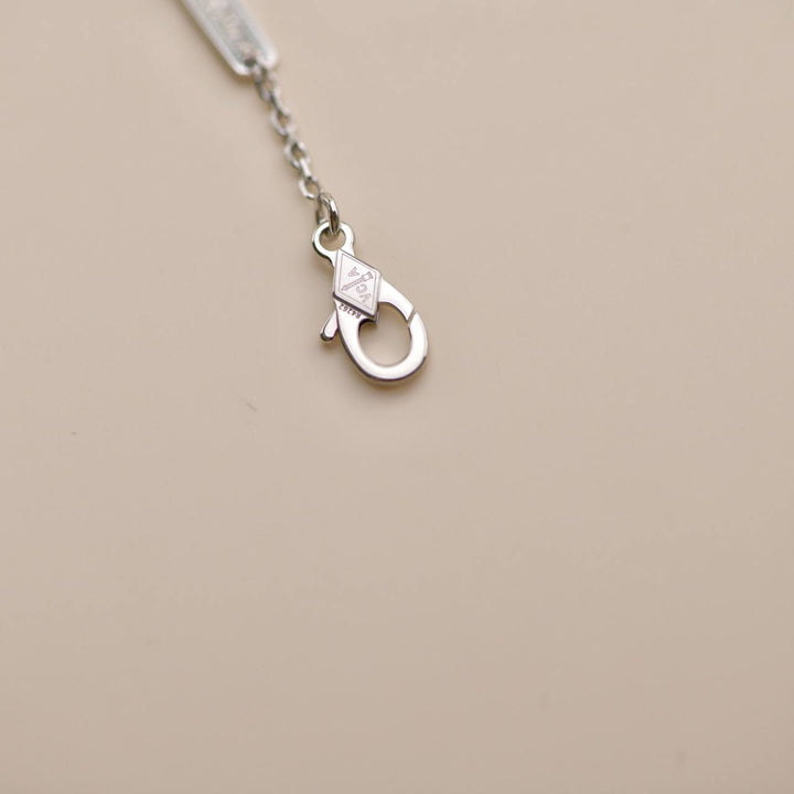 Preowned VCA Vintage Alhambra 2022 Holiday Diamond Blue Celadon Sèvres Porcelain Pendant