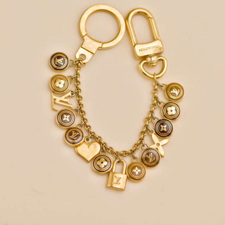 Used Louis Vuitton Porte-Clés Chaine Pastilles Bag Charm