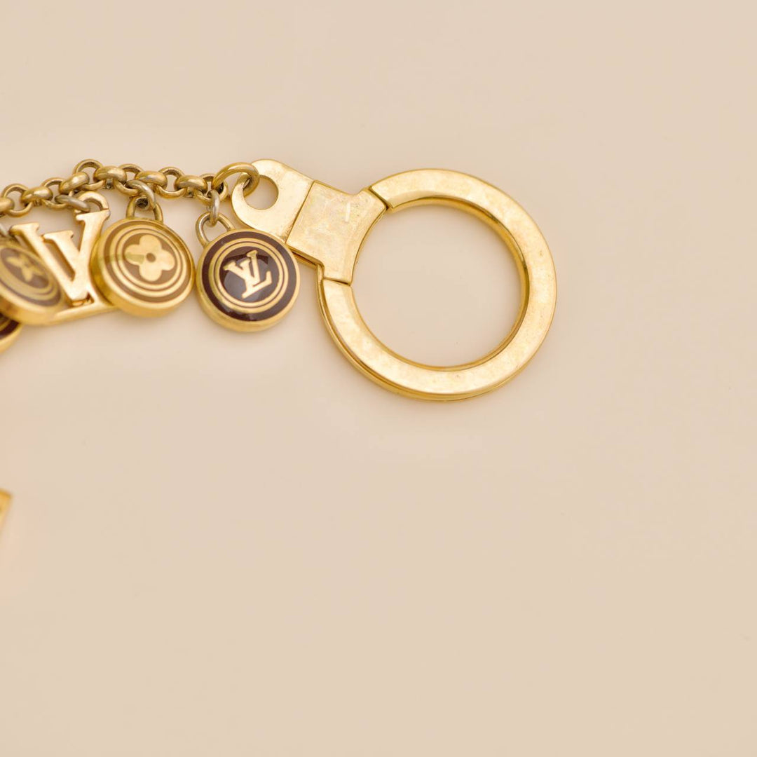 Used Louis Vuitton Porte-Clés Chaine Pastilles Key Holder