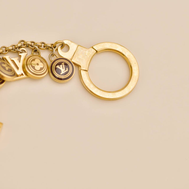 Used Louis Vuitton Porte-Clés Chaine Pastilles Key Holder