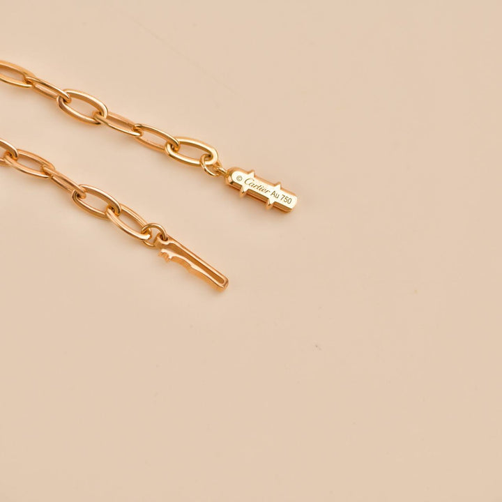Second Hand Cartier Juste un Clou Diamond 18k Rose Gold Necklace