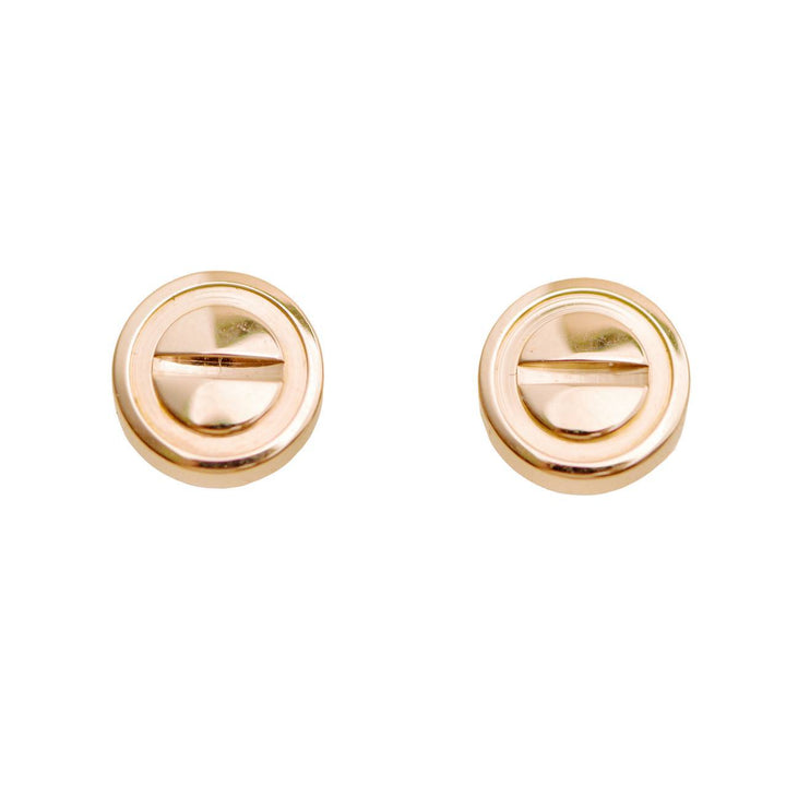 Cartier Love 18K Rose Gold Stud Earrings