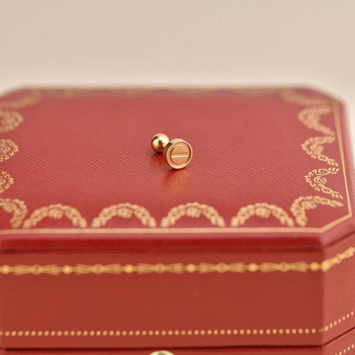 Second Hand Cartier Love 18K Yellow Gold Single Stud Earring