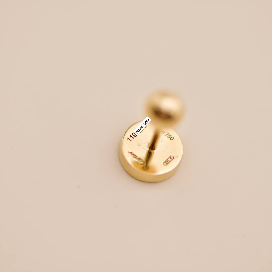 Preloved Cartier Love 18K Yellow Gold Single Earring