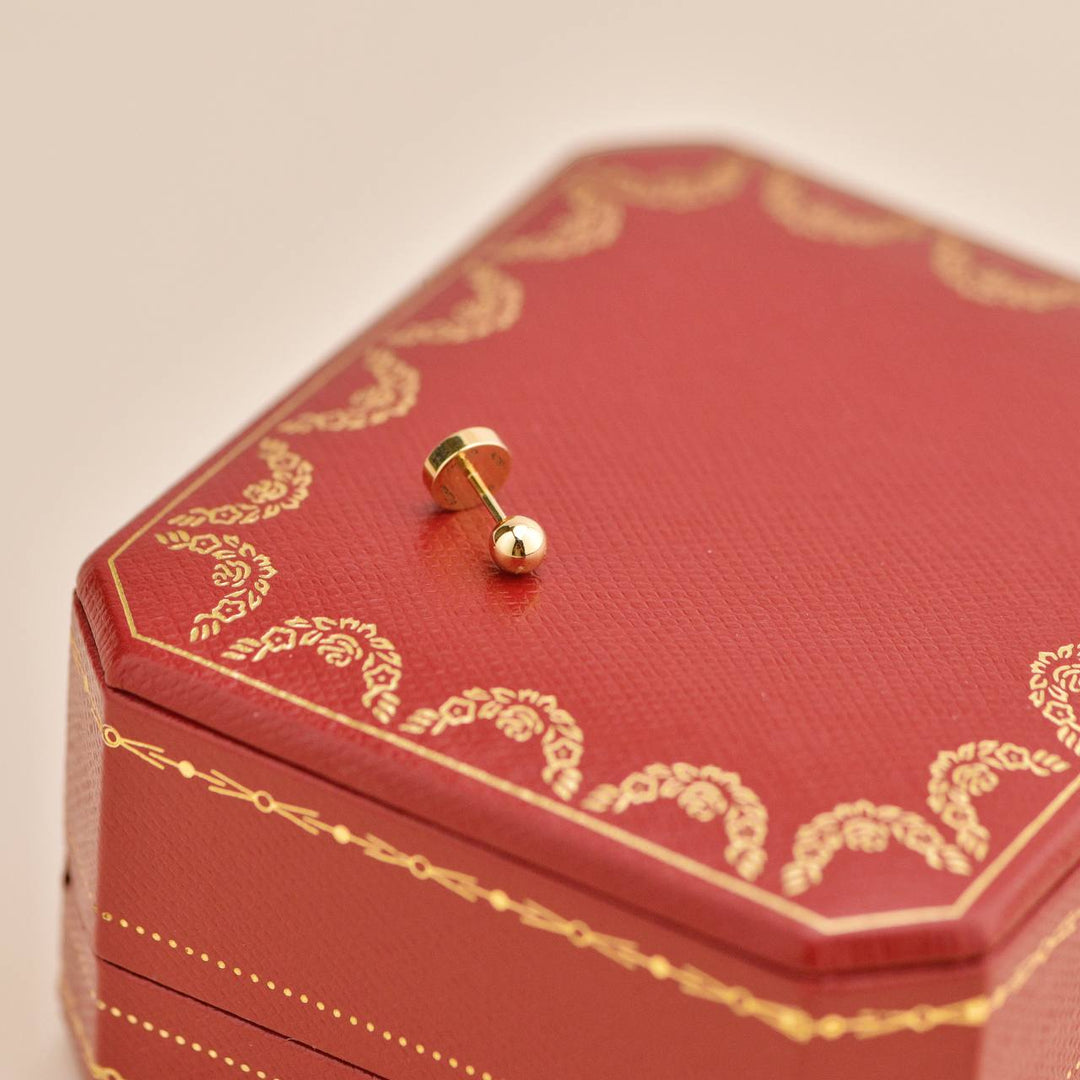 Used Cartier Love 18K Yellow Gold Single Stud Earring