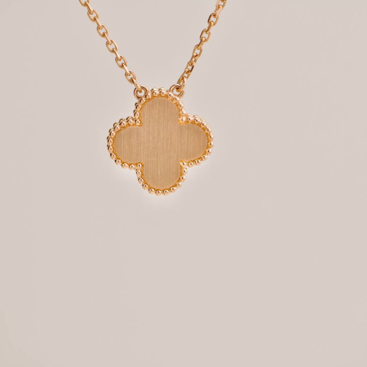 Preowned Van Cleef Carnelian Diamond 18K Rose Gold 2011 Holiday Pendant