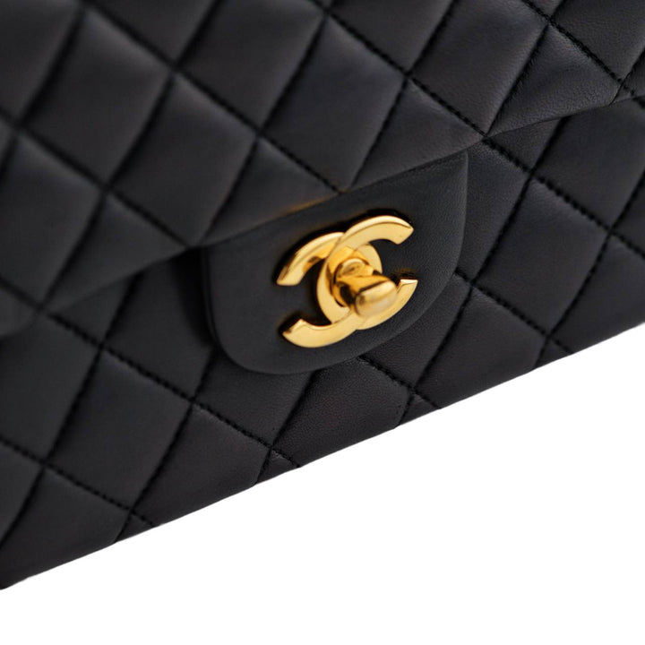 Preloved Chanel Lambskin Quilted Medium Classic Double Flap Handbag
