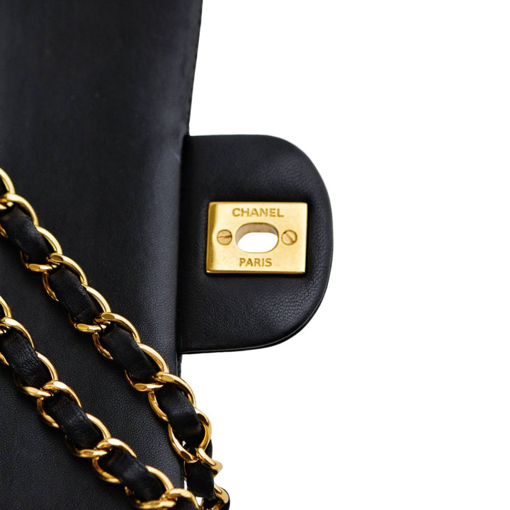 Used Chanel Lambskin Quilted Medium Classic Double Flap Bag
