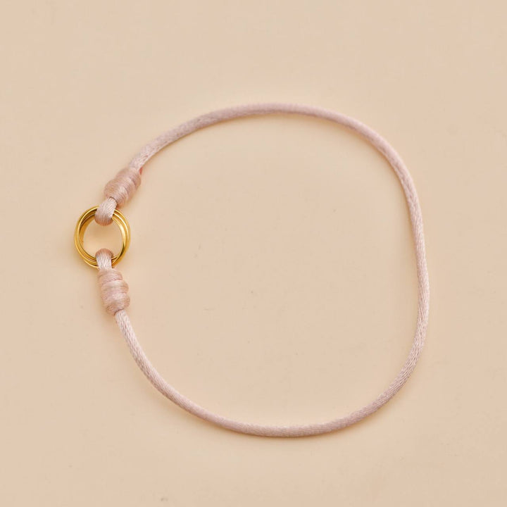 Preowned Cartier Trinity 18K Yellow Gold Silk Cord Bracelet