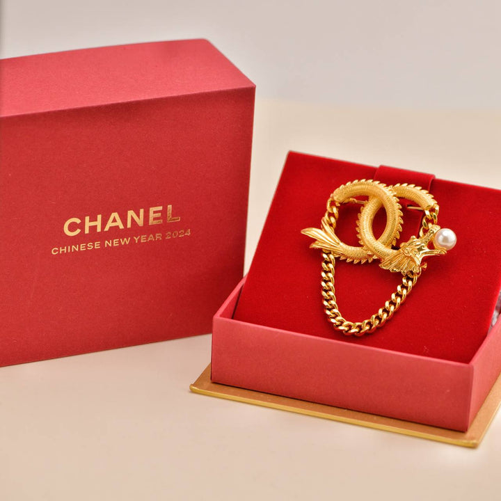 Second Hand Chanel Limited-Edition Dragon Year Brooch