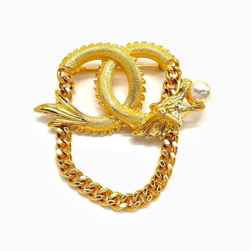 Preloved Chanel Limited-Edition Dragon Year Brooch