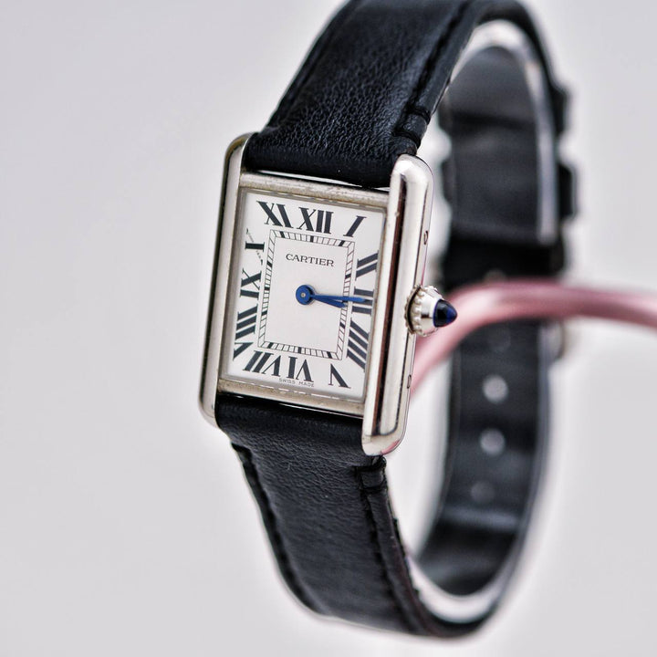 Used Cartier Tank Must SolarBeat Small Model Watch WSTA0060