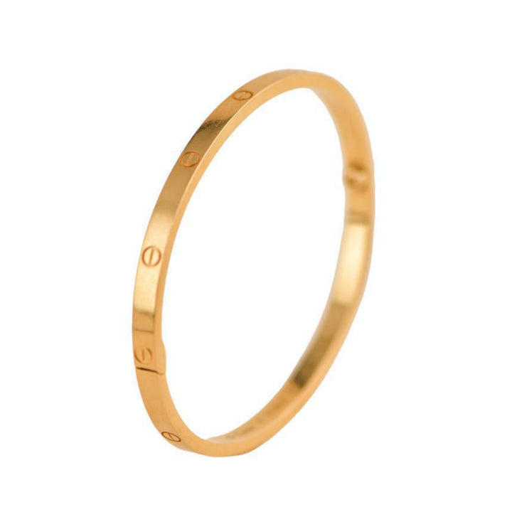 Preloved Cartier 18K Rose Gold Small Model Bracelet Size 17