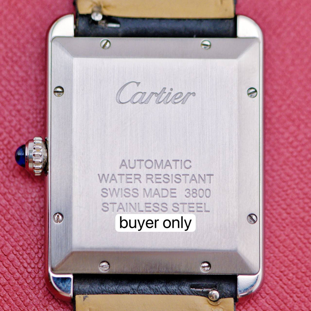 Second Hand Cartier Tank Solo Extra-Large Wristwatch
