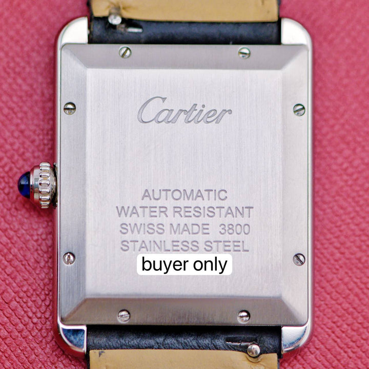 Second Hand Cartier Tank Solo Extra-Large Wristwatch