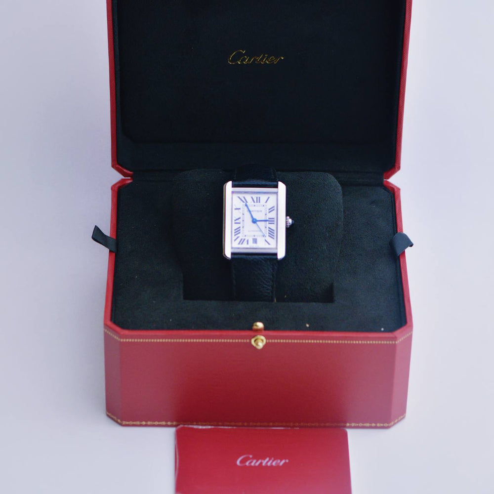 Preowned Cartier Tank Solo Extra-Large WSTA0029 Wristwatch