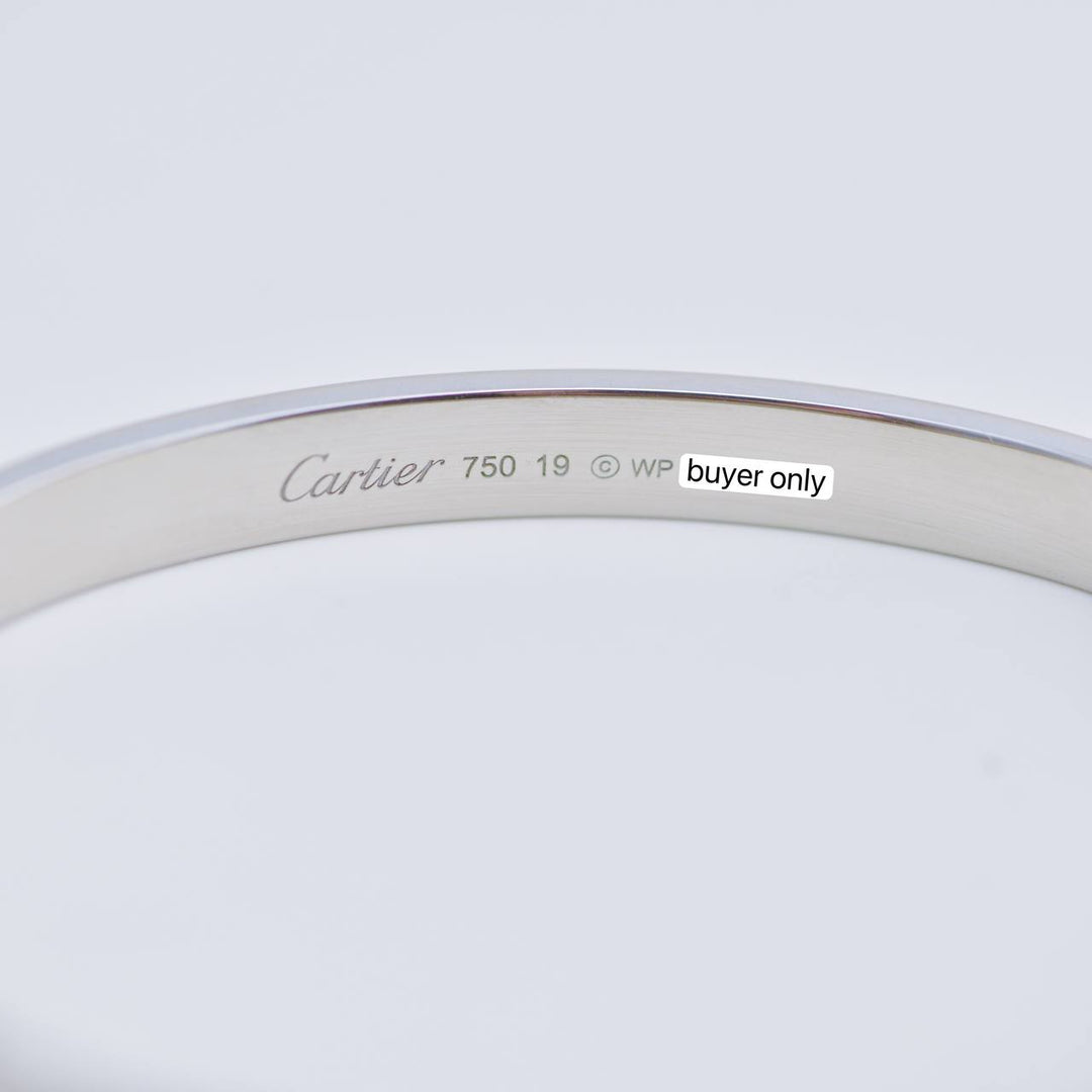 Preowned Cartier Love Bracelet 18K White Gold 