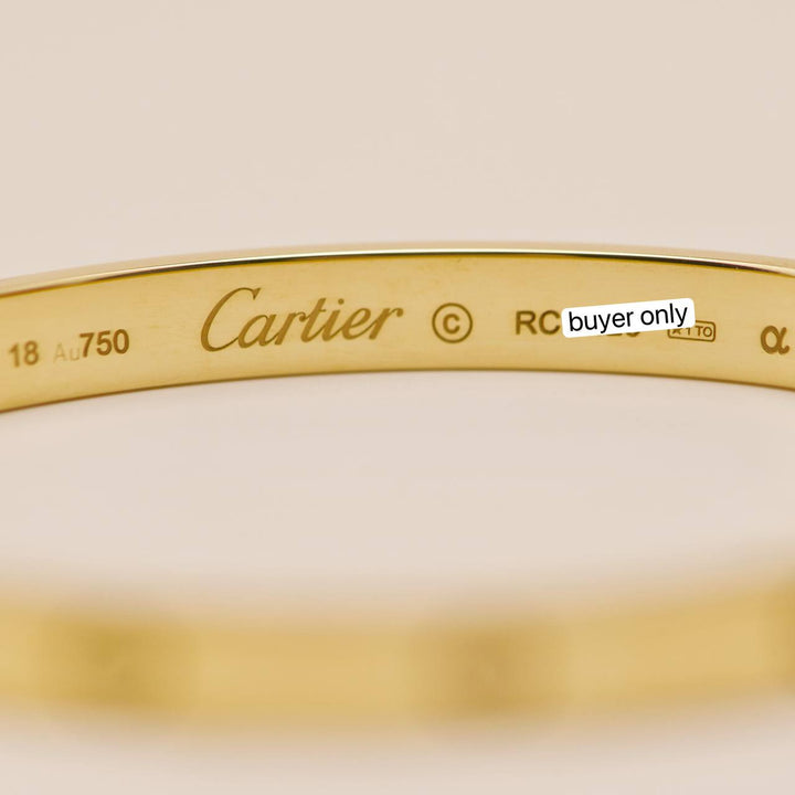 Used Cartier Love 18K Yellow Gold Bracelet