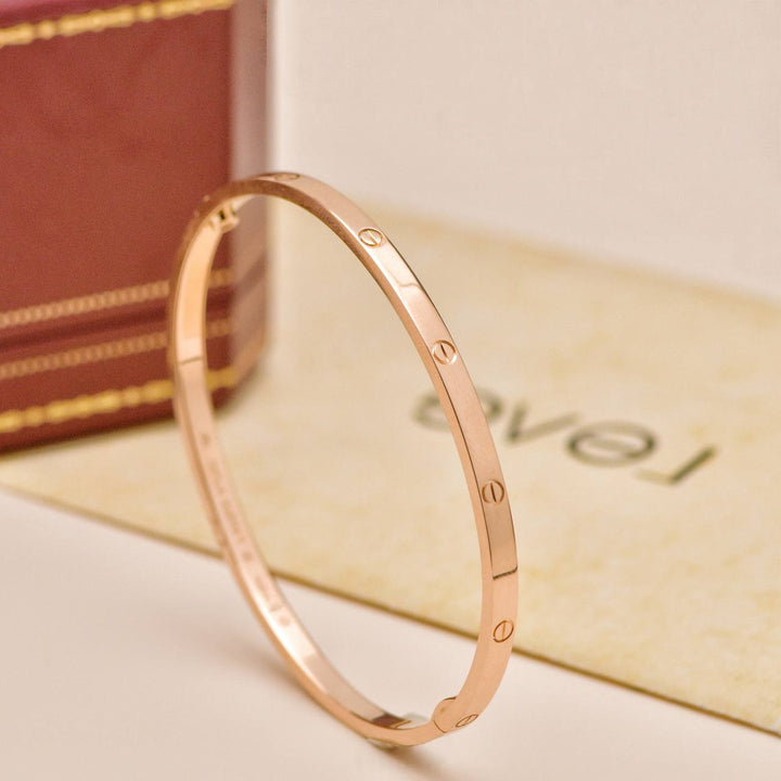 Preloved Cartier Love Small Model 18K Rose Gold Bracelet 