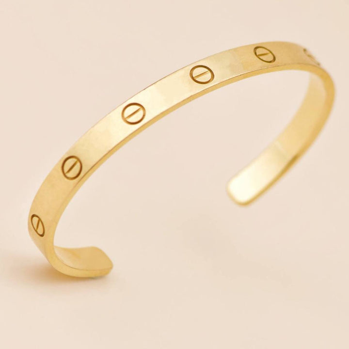 Preloved Cartier Love Cuff 18K Yellow Gold Bracelet 