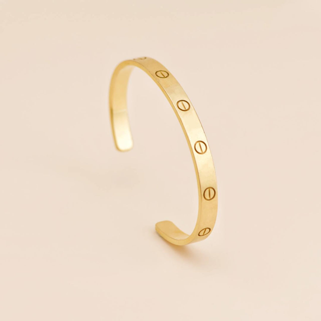 Preloved Cartier Love Cuff 18K Yellow Gold Bracelet