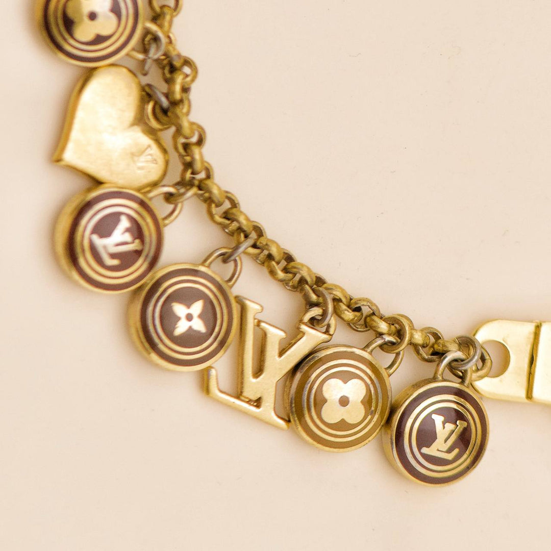 Used Louis Vuitton Porte-Clés Chaine Pastilles Bag Charm