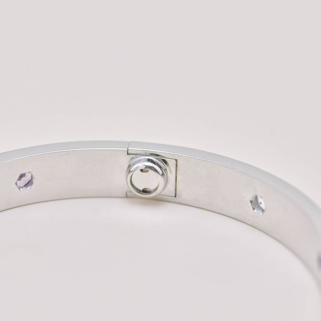 Preloved Cartier Love Rainbow Multi-gem 18K Gold Bracelet