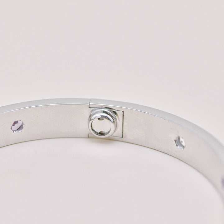 Preloved Cartier Love Rainbow Multi-gem 18K Gold Bracelet