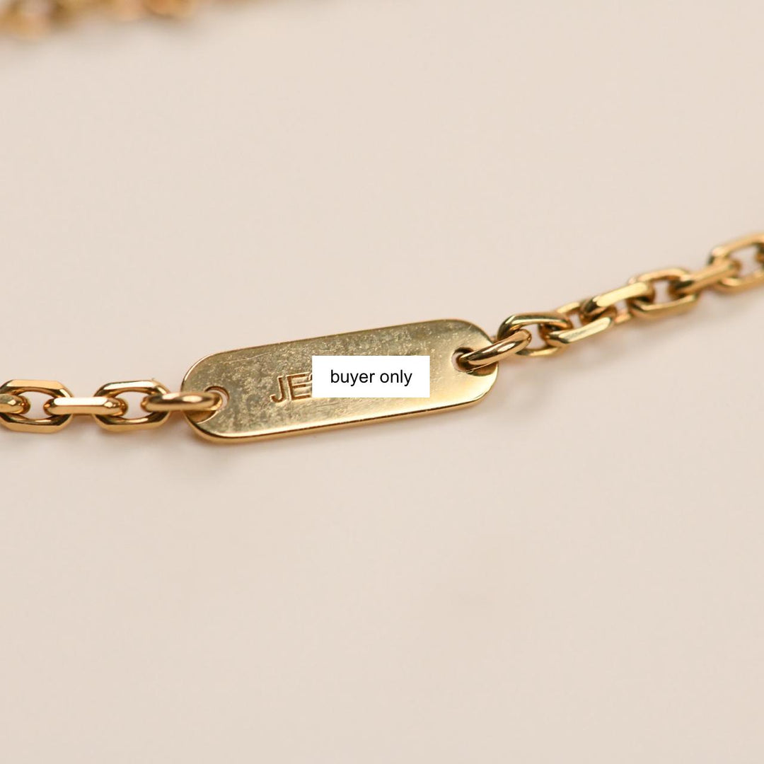 Van Cleef & Arpels Magic Alhambra Mother of Pearl Necklace 18k Yellow Gold