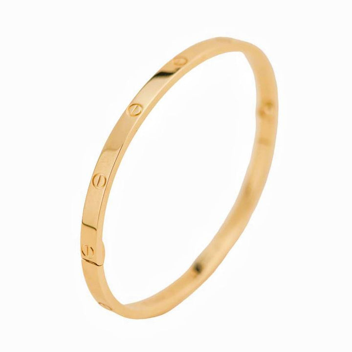 Preloved Cartier 18K Yellow Gold Small Model Bracelet Size 17