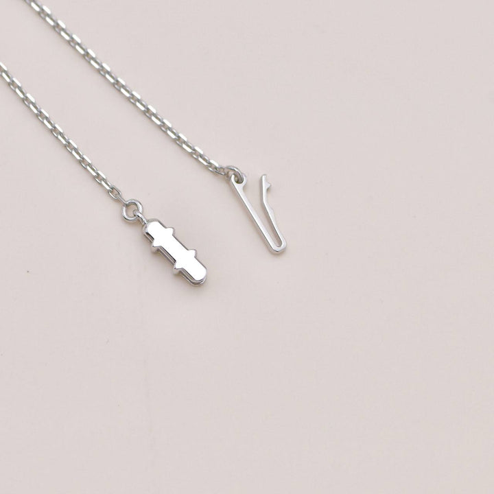 Second Hand Cartier Baiser Du Dragon Diamond 18K White Gold Necklace