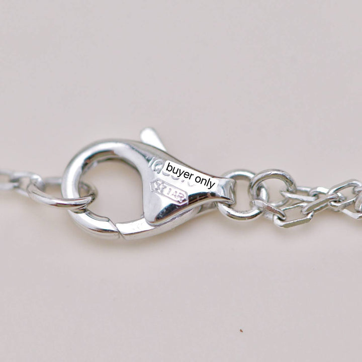 Preloved Cartier Le Baiser du Dragon Charm Diamond Ruby 18K White Gold Pendant