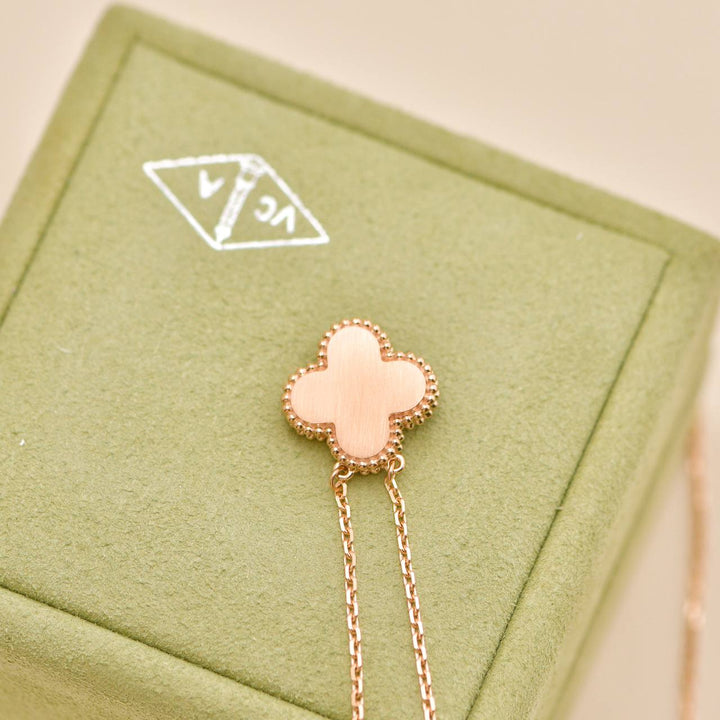 Van Cleef & Arpels 2025 Pink Mother of Pearl Holiday Pendant