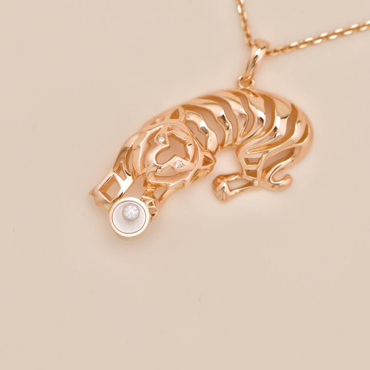 Preowned Chopard Happy Diamond Animals World 18K Gold Pendant Necklace