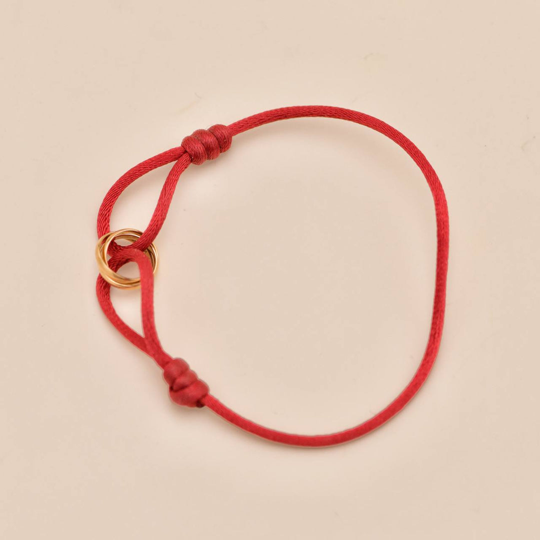 Cartier Trinity Cord Bracelet 18K Rose Gold
