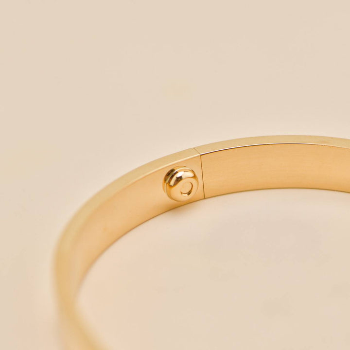 Preloved Authentic Full Set Cartier Love Classic Bracelet 18K Yellow Gold