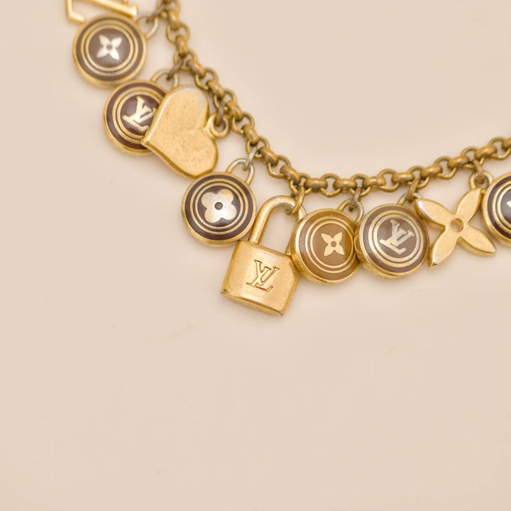 Preloved Louis Vuitton Porte-Clés Chaine Pastilles Bag Charm