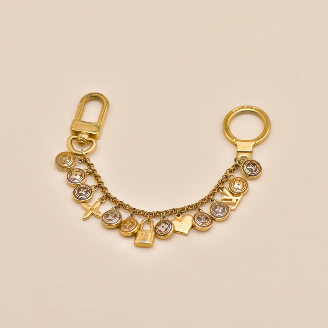 Used Authentic Louis Vuitton Porte-Clés Chaine Pastilles Bag Charm