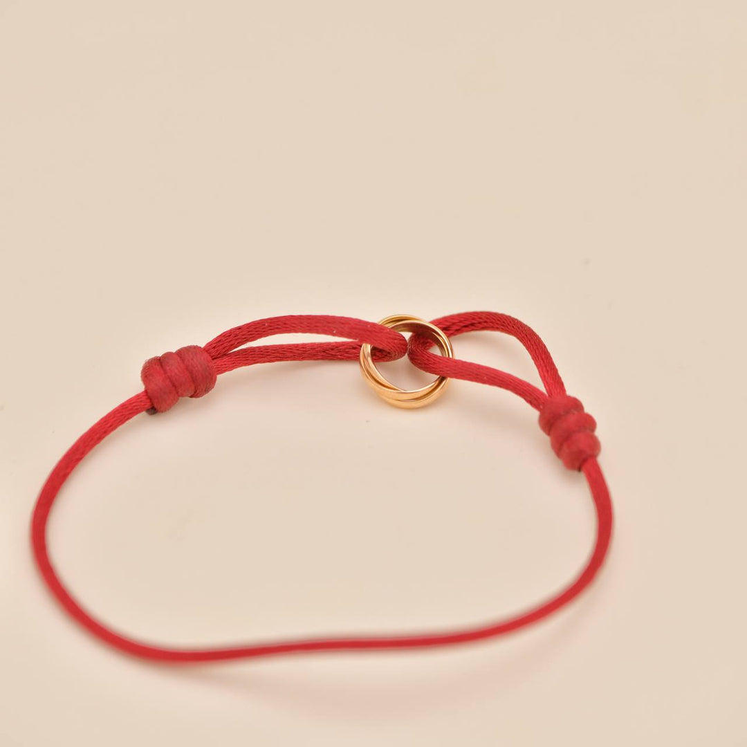 Cartier Trinity Cord Bracelet 18K Rose Gold