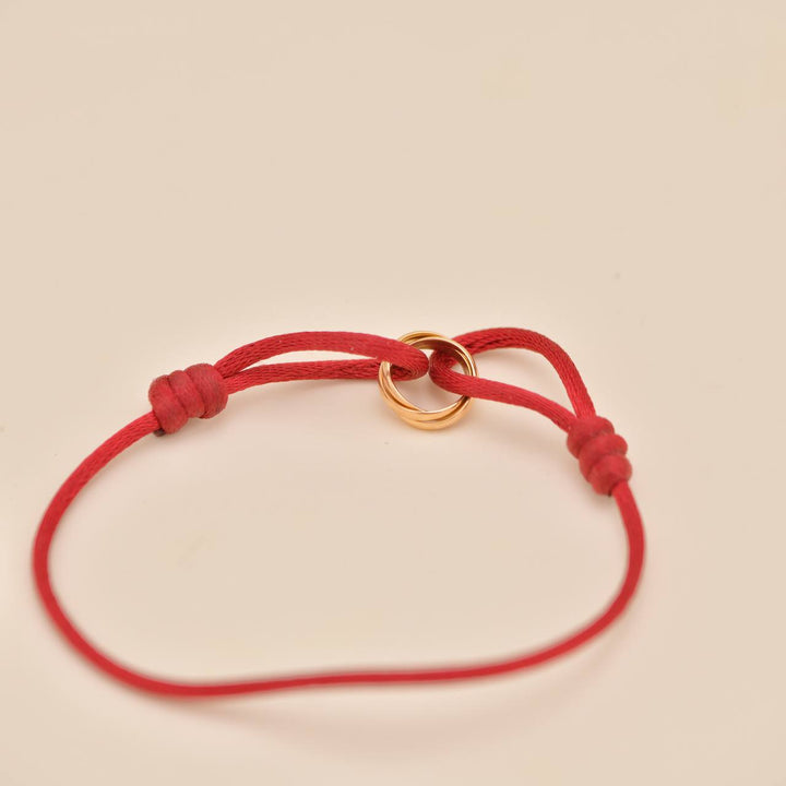 Cartier Trinity Cord Bracelet 18K Rose Gold