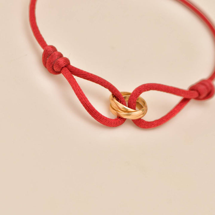 Cartier Trinity Cord Bracelet 18K Rose Gold