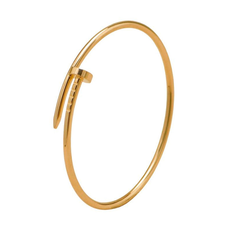 Preloved Authentic Full Set Cartier Juste un Clou Small Model Bracelet Size 16 18K Yellow Gold