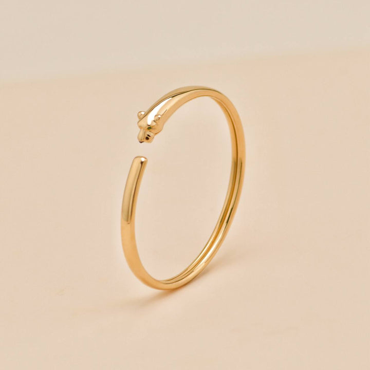 Second Hand Authentic Full set Cartier Panthère de Cartier Bracelet Small Model Tsavorite Onyx 18K Yellow Gold Size 16