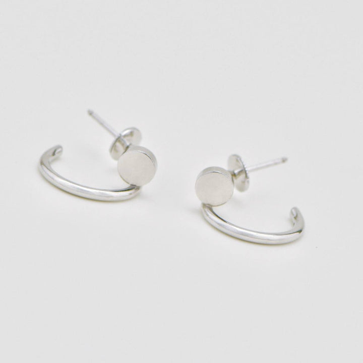 Used Authentic Cartier Juste un Clou Earrings Small Model 18K White Gold