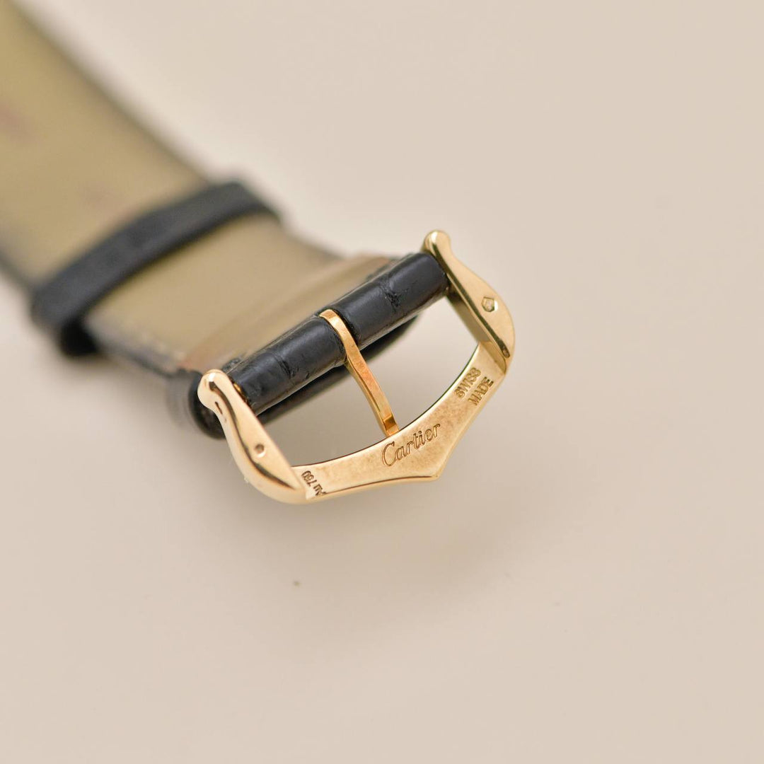 Second Hand Authentic Cartier Tank Solo Watch 18K Yellow Gold W5200002