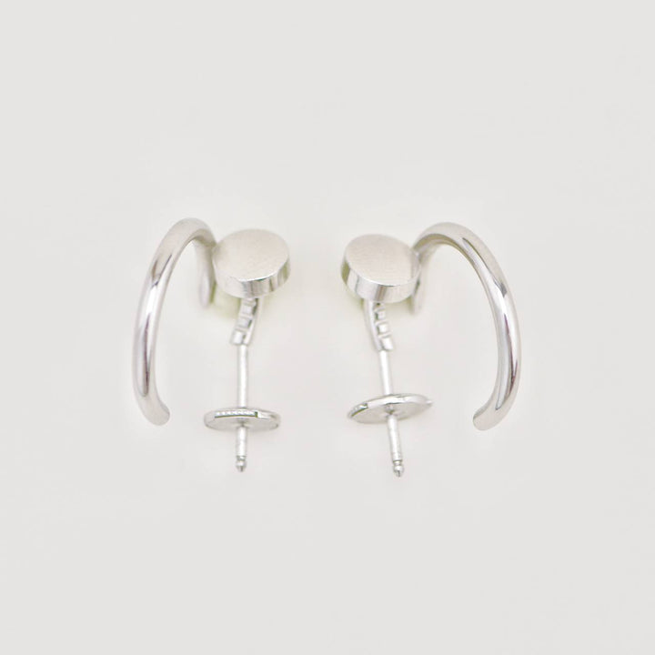 Preloved Authentic Cartier Juste un Clou Earrings Small Model 18K White Gold